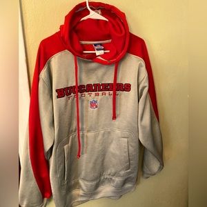 Tamp Bay Buccaneer NFL team apparel  Reebok hoodie sweatshirt Men L